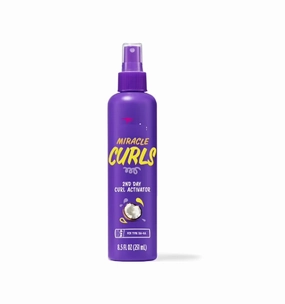 Newly Miracle Curls 2nd Day Curl Activator Spray Gel, 8.5 fl oz (1 Pack, Packaging May Vary)