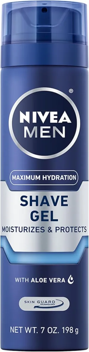 Nivea for Men Moisturizing Shaving Gel-7 oz, 2 pk