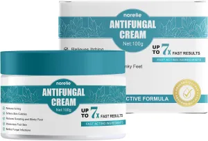 Norelie Antifungal Cream – 100g Moisturizing Skin Cream with Phellodendron, Sophora, Aloe Vera & Ginkgo – Non-Greasy, Plant-Based Formula for Dry Skin Care