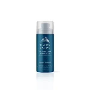 Oars   Alps Calming After Shave Balm and Lotion for Men, Dermatologist Tested and Infused with Aloe and Chamomile, TSA Friendly, 2.9 Fl Oz