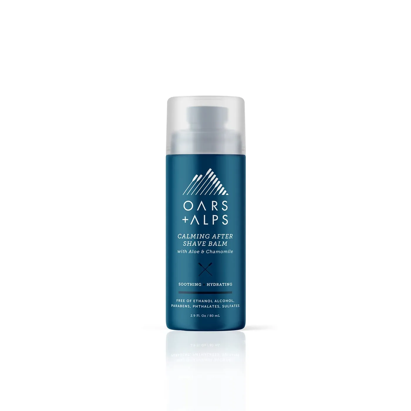 Oars   Alps Calming After Shave Balm and Lotion for Men, Dermatologist Tested and Infused with Aloe and Chamomile, TSA Friendly, 2.9 Fl Oz