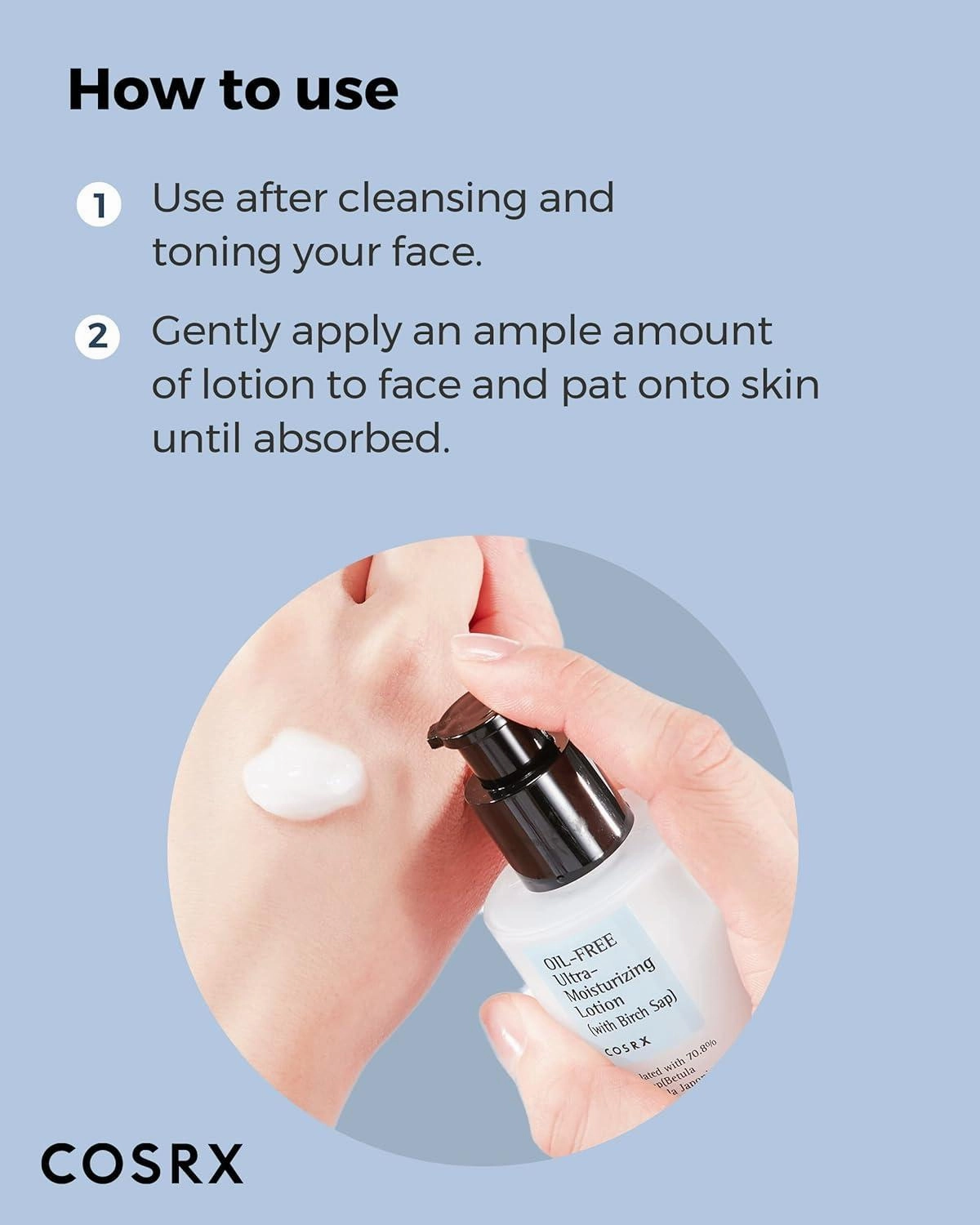 Oil-Free Ultra-Moisturizing Lotion with Birch Sap 100ml | COSRX