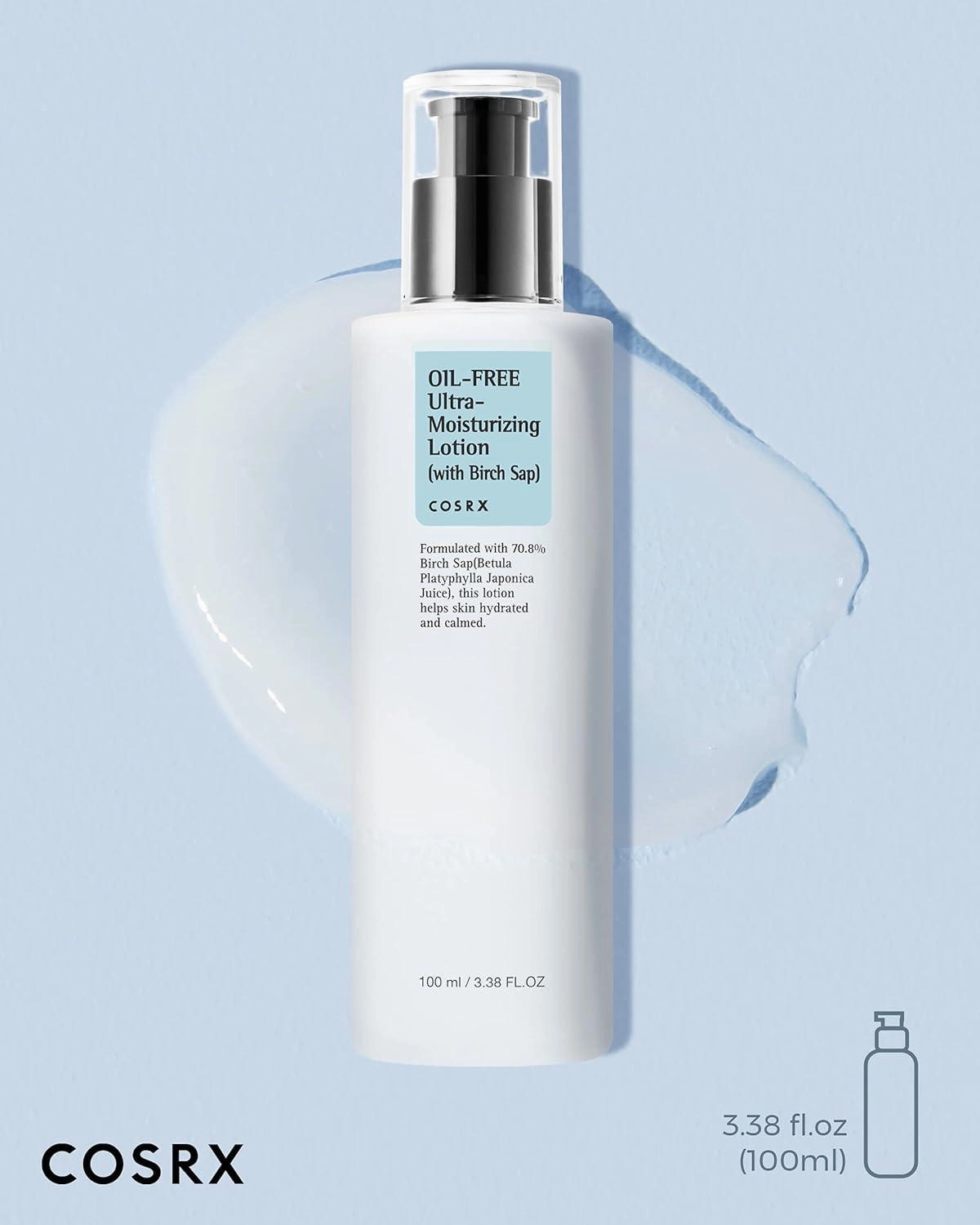 Oil-Free Ultra-Moisturizing Lotion with Birch Sap 100ml | COSRX