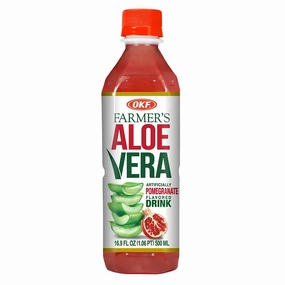 Okf Aloe Vera Drink Pomegranate 20 units (16.9 oz/unit) From Mexmax INC.