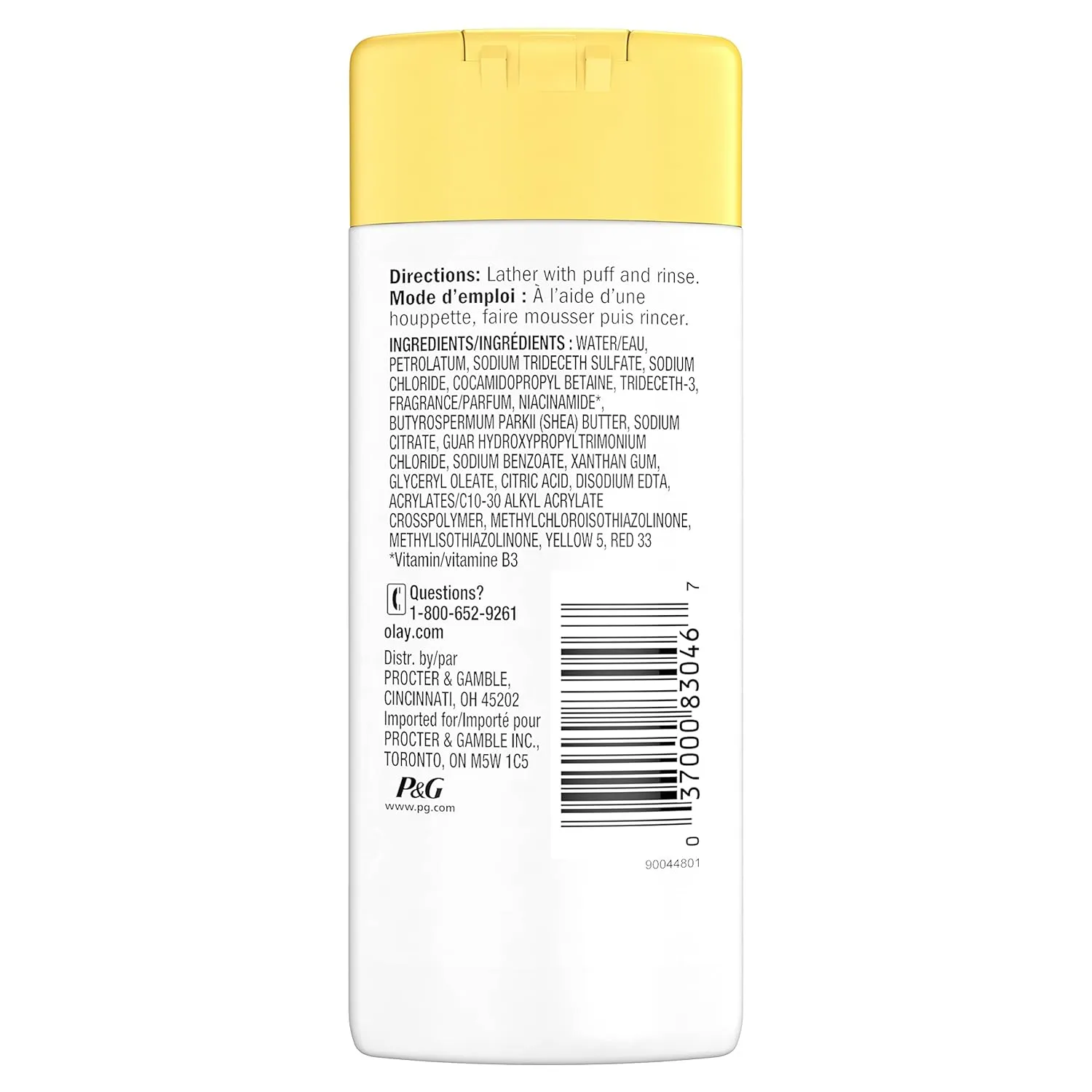 Olay Body Wash for Women, Ultra Moisture, 24hr Moisturizing, Hydrating & Refreshing, B3 Vitamin Complex, Free of Parabens & Phthalates, For All Skin Types, Shea Butter Scent, 3.0 fl oz (Pack of 24)