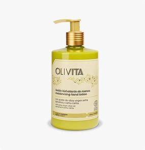 Olivita Hand Lotion, Moisturising Hand Lotion with Aloe Vera, Virgin Olive Oil Extra & Camu Camu - Organic Cosmetics - Natural Cosmetics - 380 ml