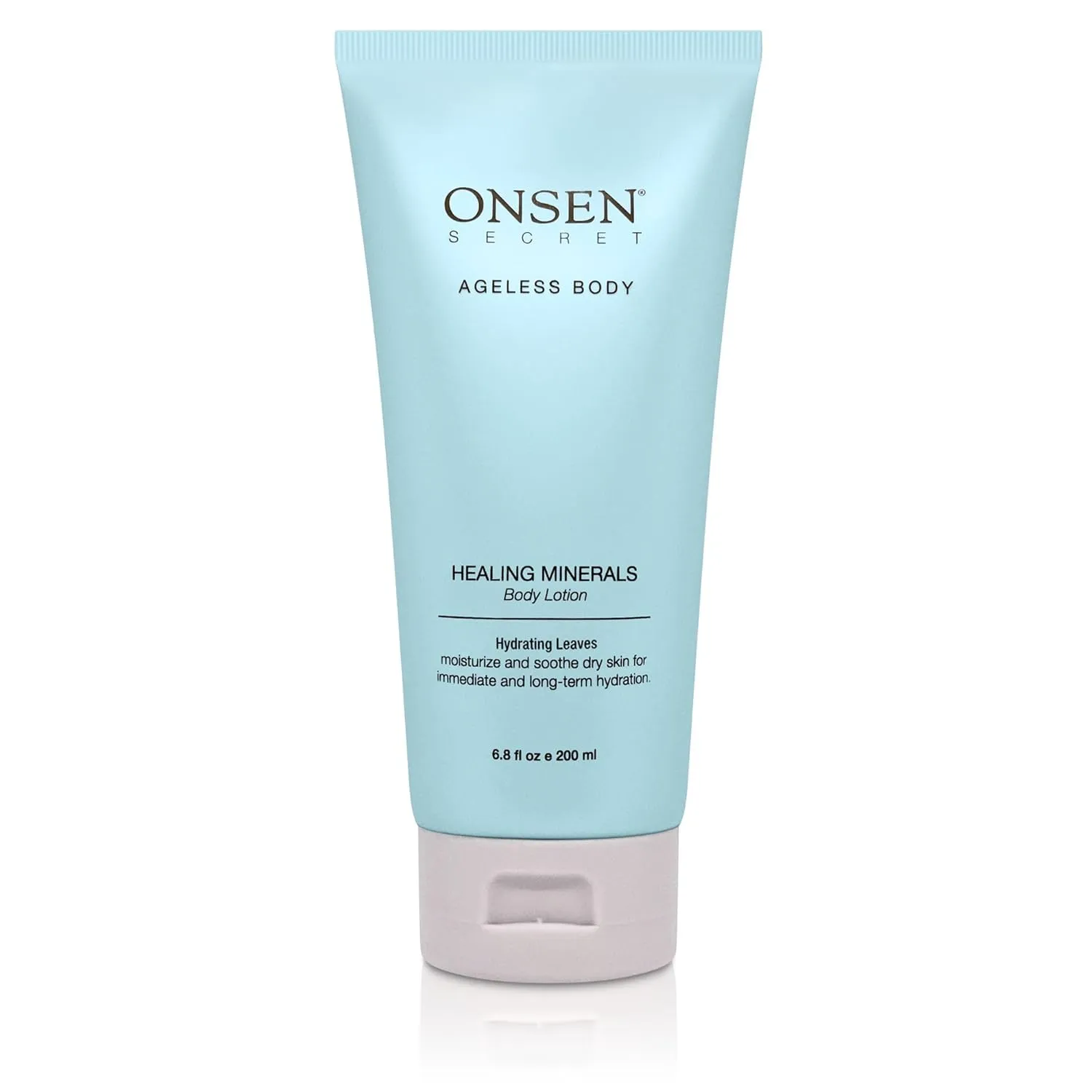Onsen Secret Natural Daily Moisturizing Body Lotion w/Smoothing Organic Shea Butter for Normal to Dry Skin w/Healing Minerals, Jojoba, Aloe Vera, Vitamin E & Rice Bran Non-Greasy (Hydrating Leaves)