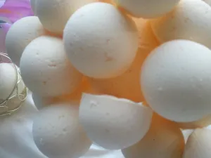 Orange Bath Bombs: 14 Orange Blossom and Honey Bath Bomb Fizzies with Shea Butter, Ultra Moisturizing ...Great for Dry Skin (Orange Blossom and Honey FBA)