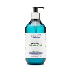 Organic Hand Soap - Liquid Hand Soap with Aloe Vera - Plant Based, Cruelty-Free & Vegan - Moisturizing Wash - Paraben Free & Sulfate Free Natural Soap - Lavender Handsoap