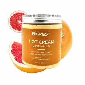 Organic Anti Cellulite Cream Hot Cream for Belly Fat Burner Fat Burning Cream Massage Cream Thighs Slimming Cream Natural Slim Butt Skin Toning Relax Legs Arms Elitzia