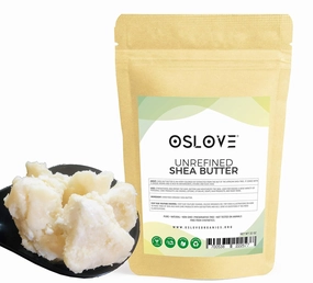 Organic Unrefined Shea Butter 2 LB Raw, African,100% Pure, Non-GMO, Moisturizing Vegan Butter for Hair & Skin