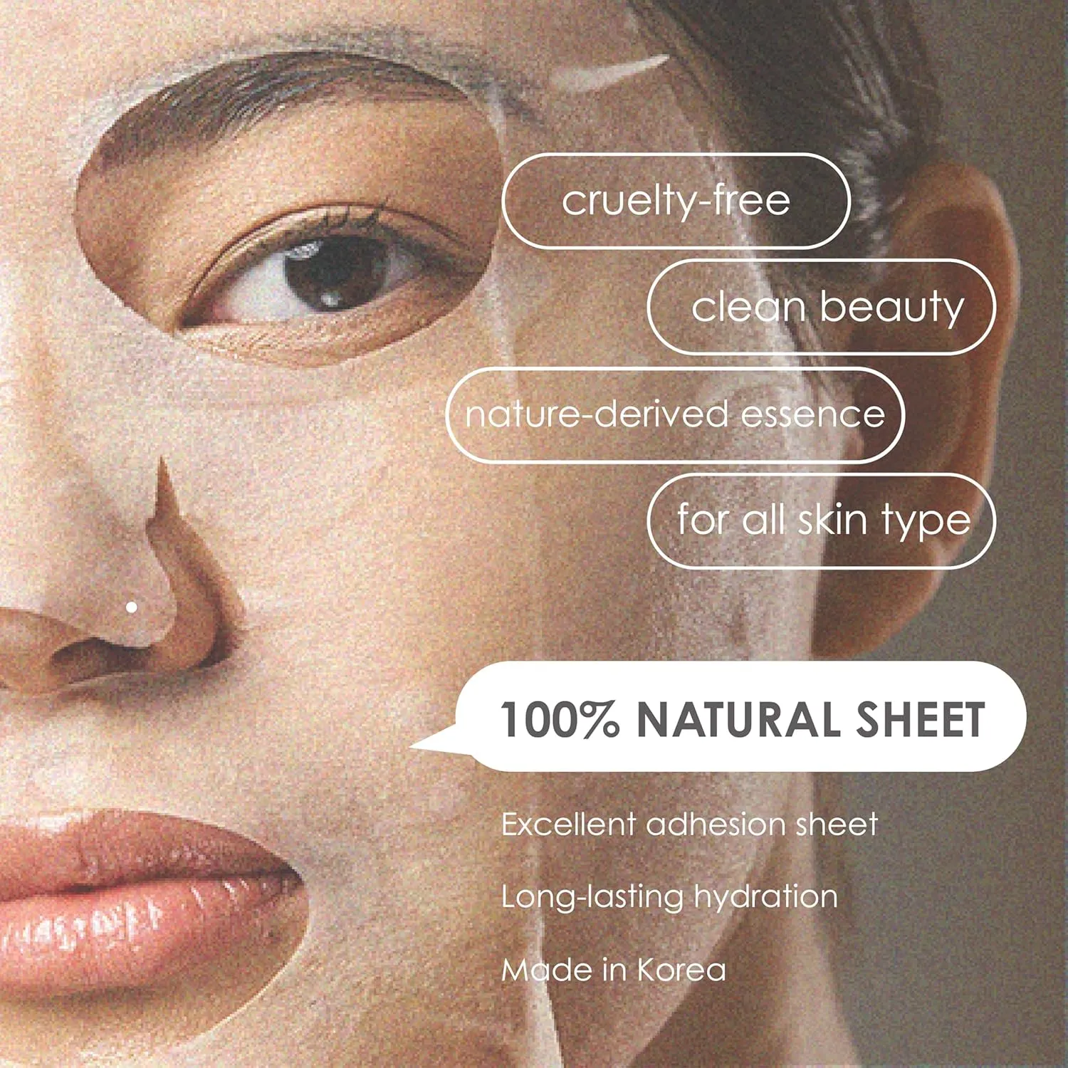 Original Derma Beauty Collagen Face Masks 36 PK Vegan Ultra Moisturizing Face Masks Skincare Sheet Masks Set for Beauty & Personal Care Korean Face Mask (Coconut)