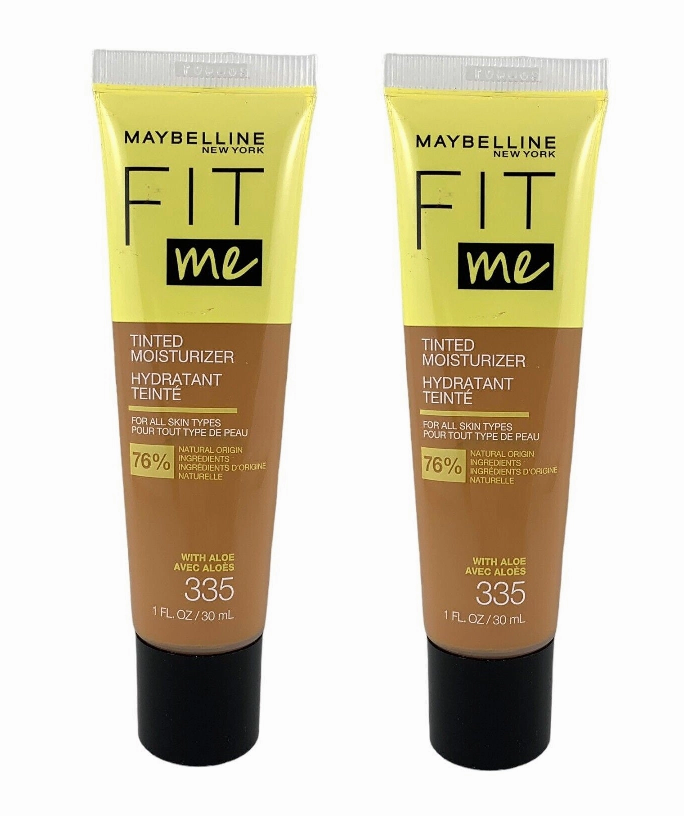 Pack of 2 Maybelline New York Fit Me Tinted Moisturizer, 335
