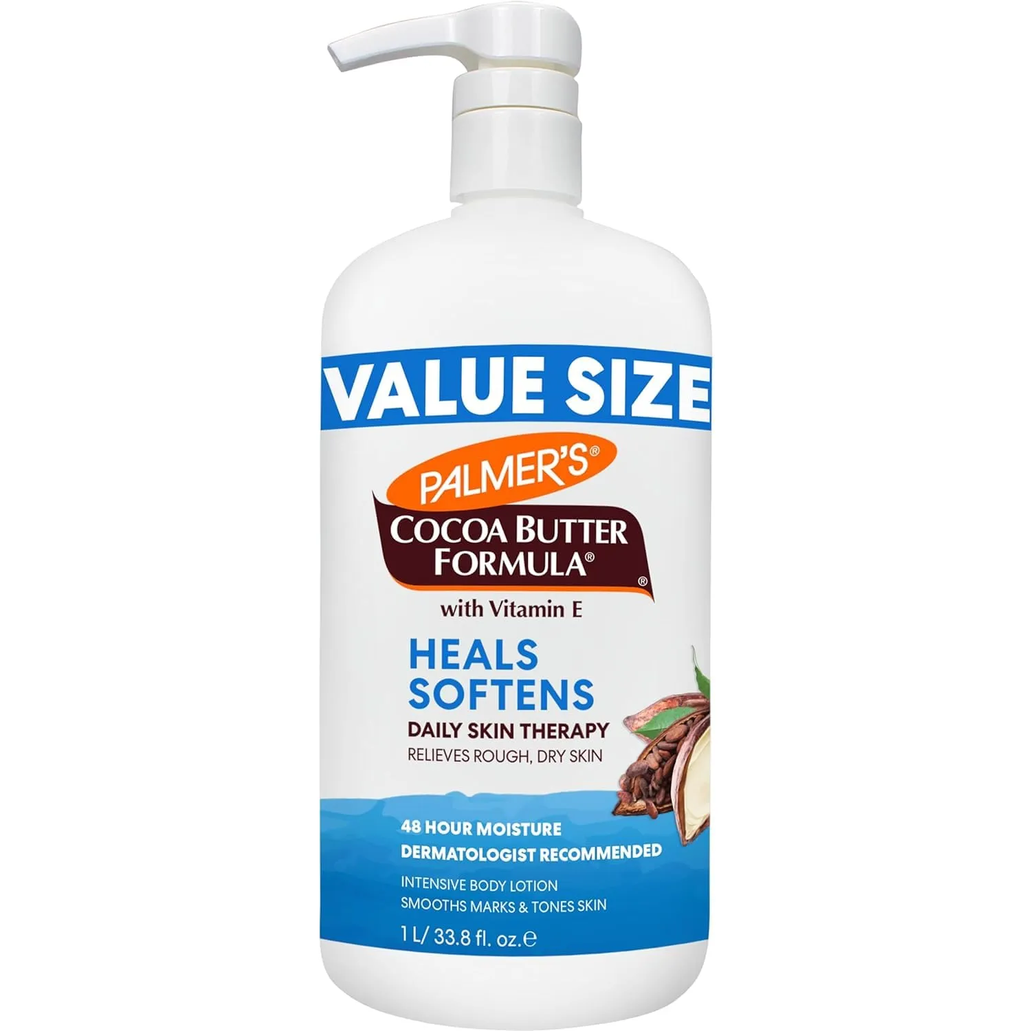 Palmer Cocoa Butter Formula Daily Skin Therapy Body Lotion, 33.8 fl. oz.