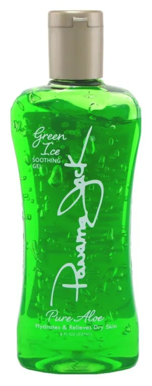 Panama Jack Green Ice 8 Ounce Pure Aloe Vera Gel (235ml) (6 Pack)