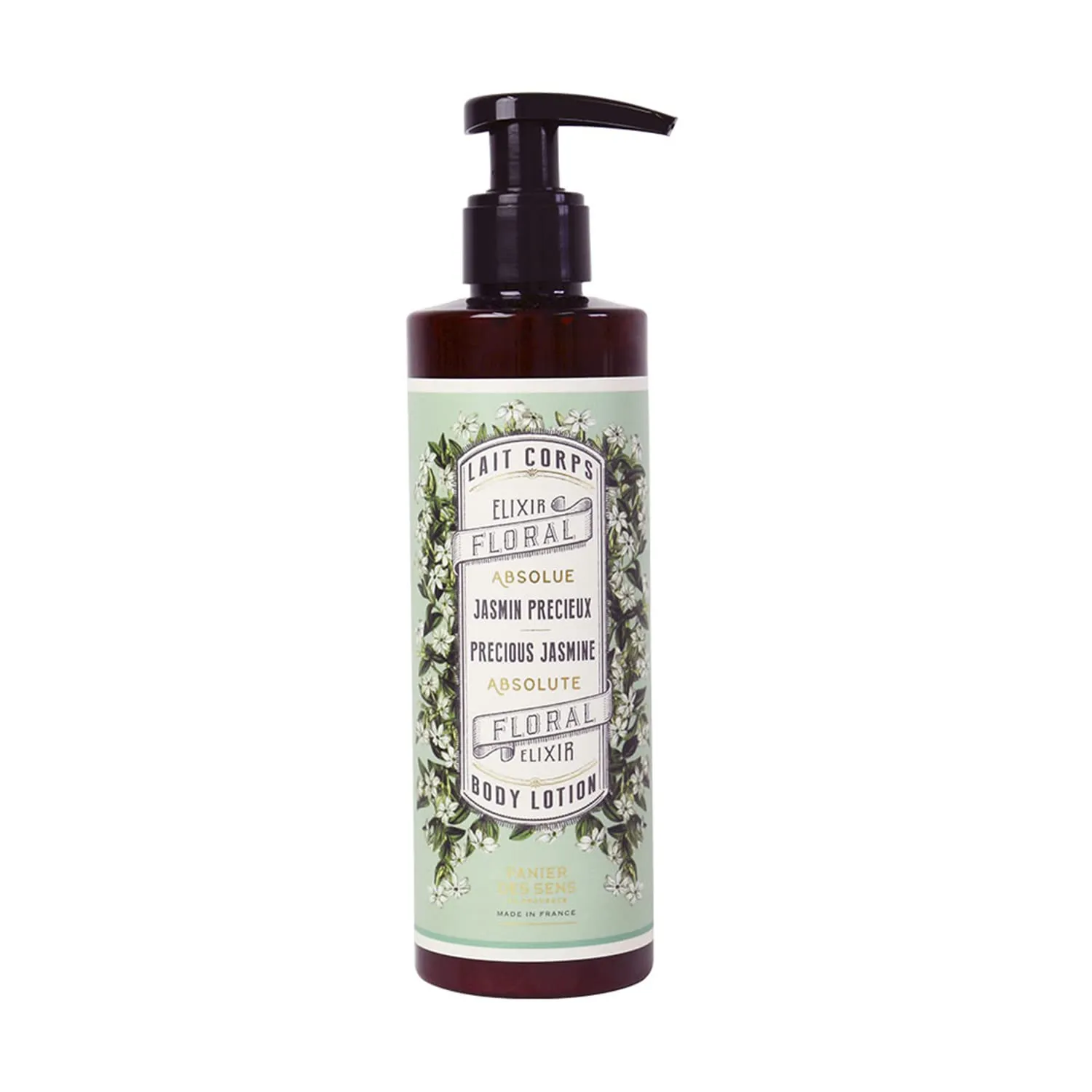 Panier des Sens –Jasmine Hand & Body Lotion for Dry Skin - Hydrating Body Cream for Women - Nourishing Fluid Body Moisturizer Shea Butter & Olive Oil - 97% Natural Ingredients Body Care - 8.45 Floz