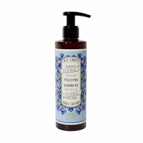 Panier des Sens – Iris Hand & Body Lotion for Dry Skin - Hydrating Body Cream for Women - Nourishing Fluid Body Moisturizer Shea Butter & Olive Oil - 97% Natural Ingredients Body Care - 8.45 Floz