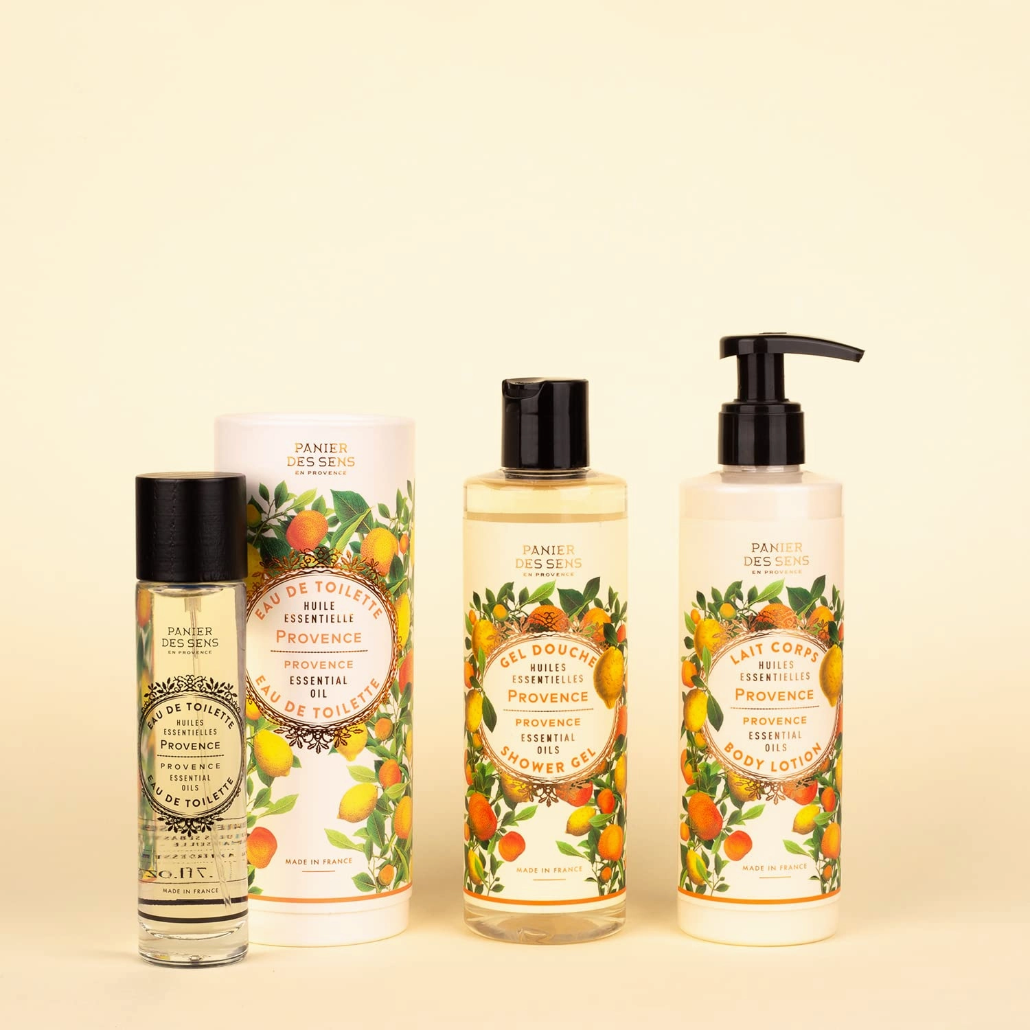 Panier des Sens – Provence Shower Gel – Foaming Citrus Body Wash Women & Men - Moisturizing Body Soap with Shea Oil - 96% Natural Ingredients Body Care - Vegan Liquid Body Wash - 8,45 floz