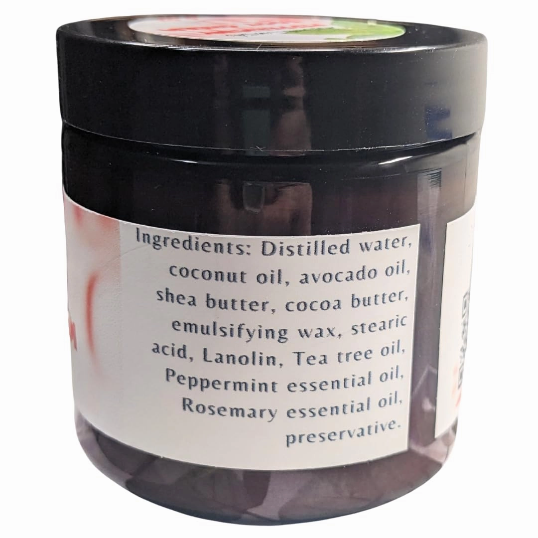 Peppermint Foot Cream - Relieves   Replenishes Dry Skin, Cooling Peppermint with Soothing Ultra-Moisturizing Shea   Cocoa Butters, Lanolin   Essentials oils (4 oz)