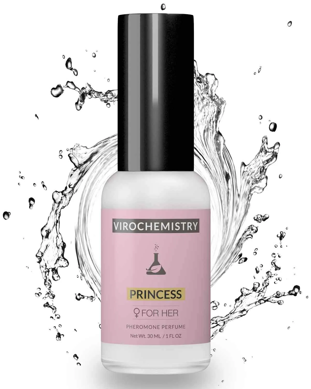 Pheromones For Women (Princess) - Elegant, Ultra Strength Organic Fragrance Body Perfume Spray (1 Fl. Oz Spray) (Human Grade Pheromones to Attract Men)