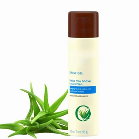 Positively Smooth Shaving Gel with Aloe, 7 oz, Lightly Scented, For Men and Women