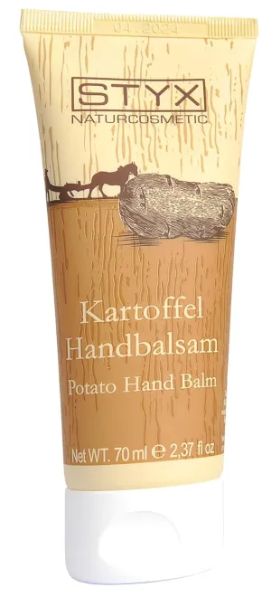 POTATO HAND BALM - Organic Hand Cream Lotion - Vegan Skin Care Products & Repair Treatment - Healing Daily Moisturizing Balm Made With Macadamia Nut Oil, Shea Butter, And Potato Juice - 2.37 oz