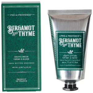 Pre de Provence Bergamot & Thyme Men's Fragrance Collection, Shave Cream, 75 ML