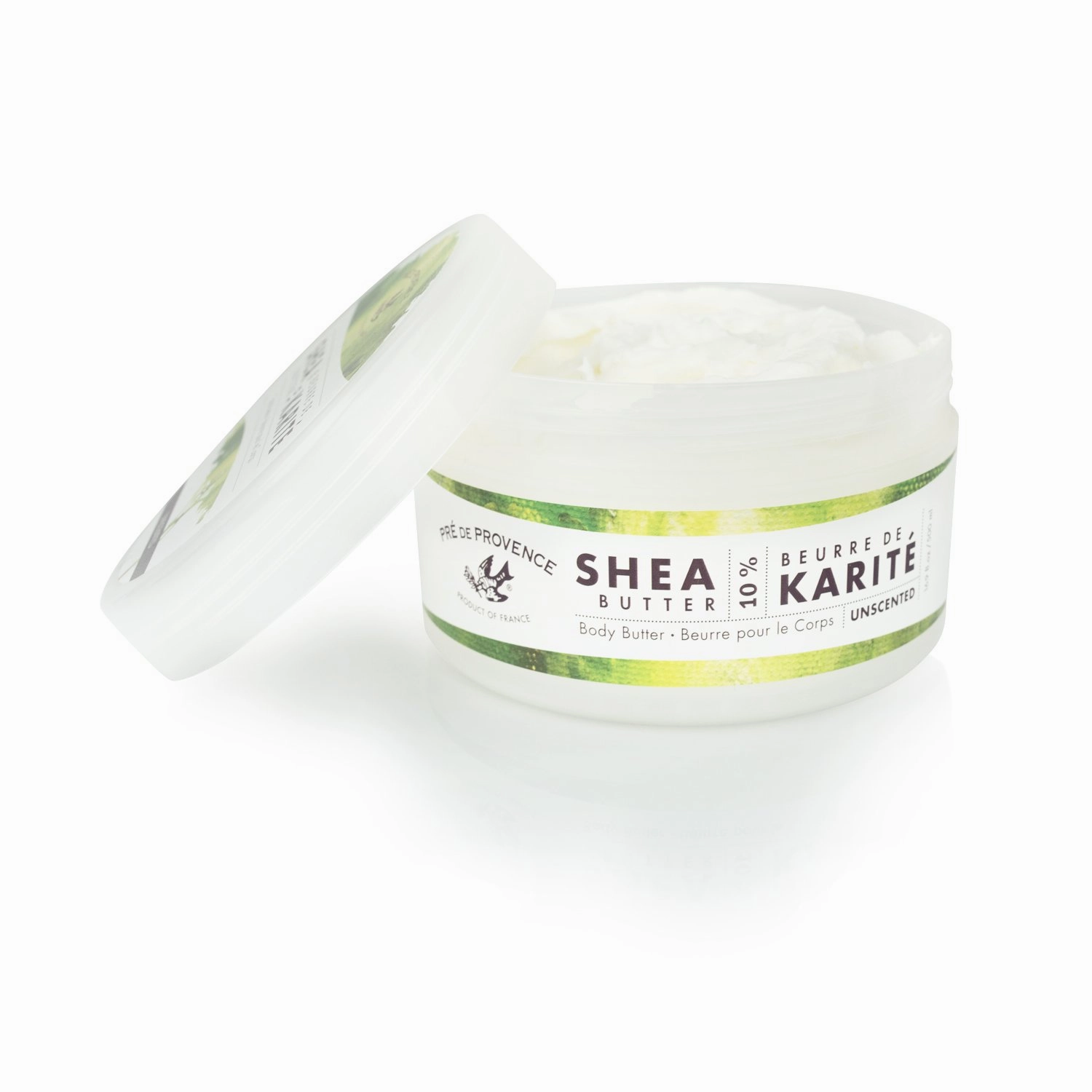 Pre de Provence Beurre De Karité Moisturizing Collection, Shea Butter Enriched Nourishing, Body Butter, 500 ML, Unscented