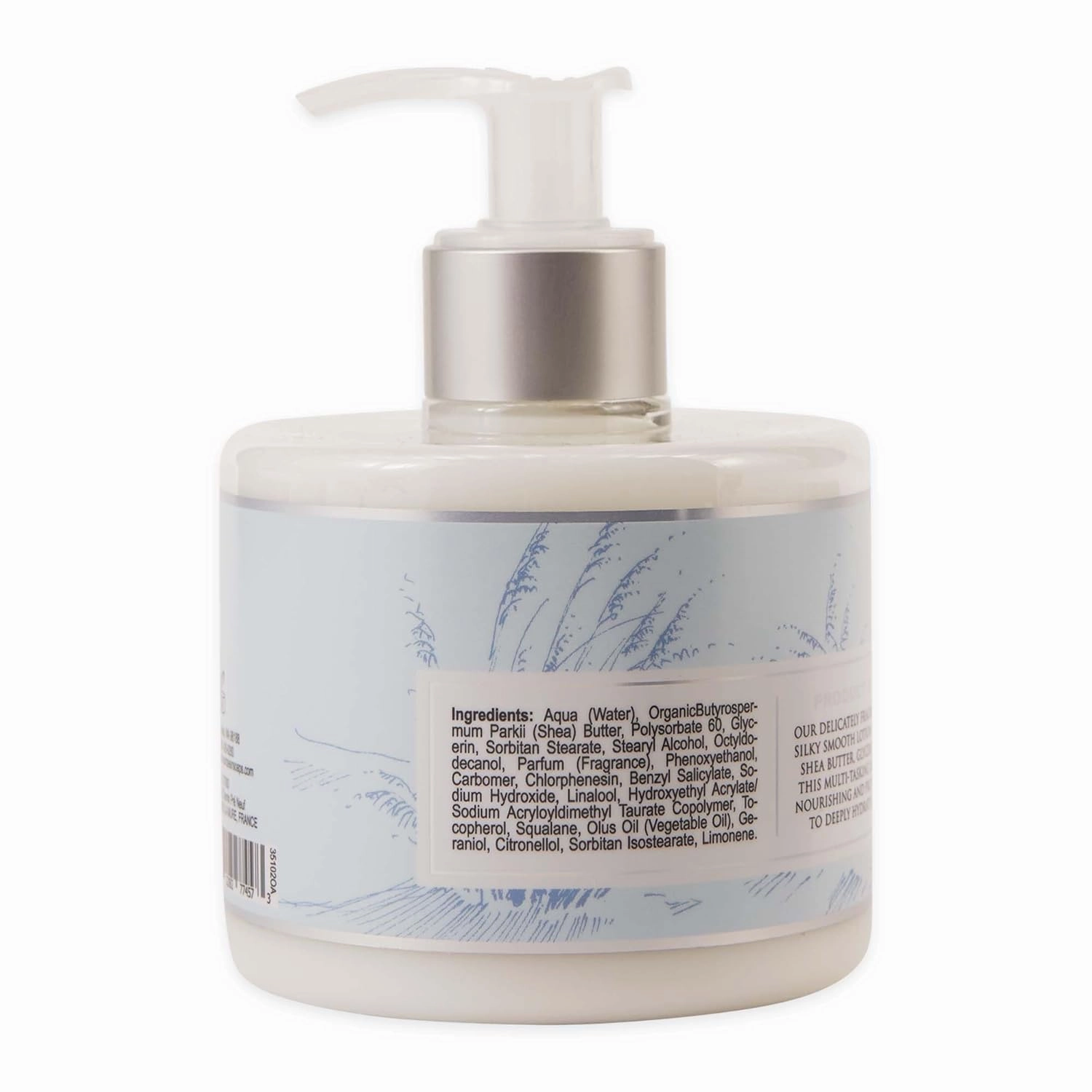 Pre de Provence Collection Shea Butter Enriched Silky Smooth Emollient Hand Lotion, Ocean Air, 11 Fl Oz