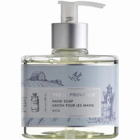 Pre de Provence Collection Shea Butter Enriched Soothing & Moisturizing, Liquid Soap, 11 fl oz, Milk
