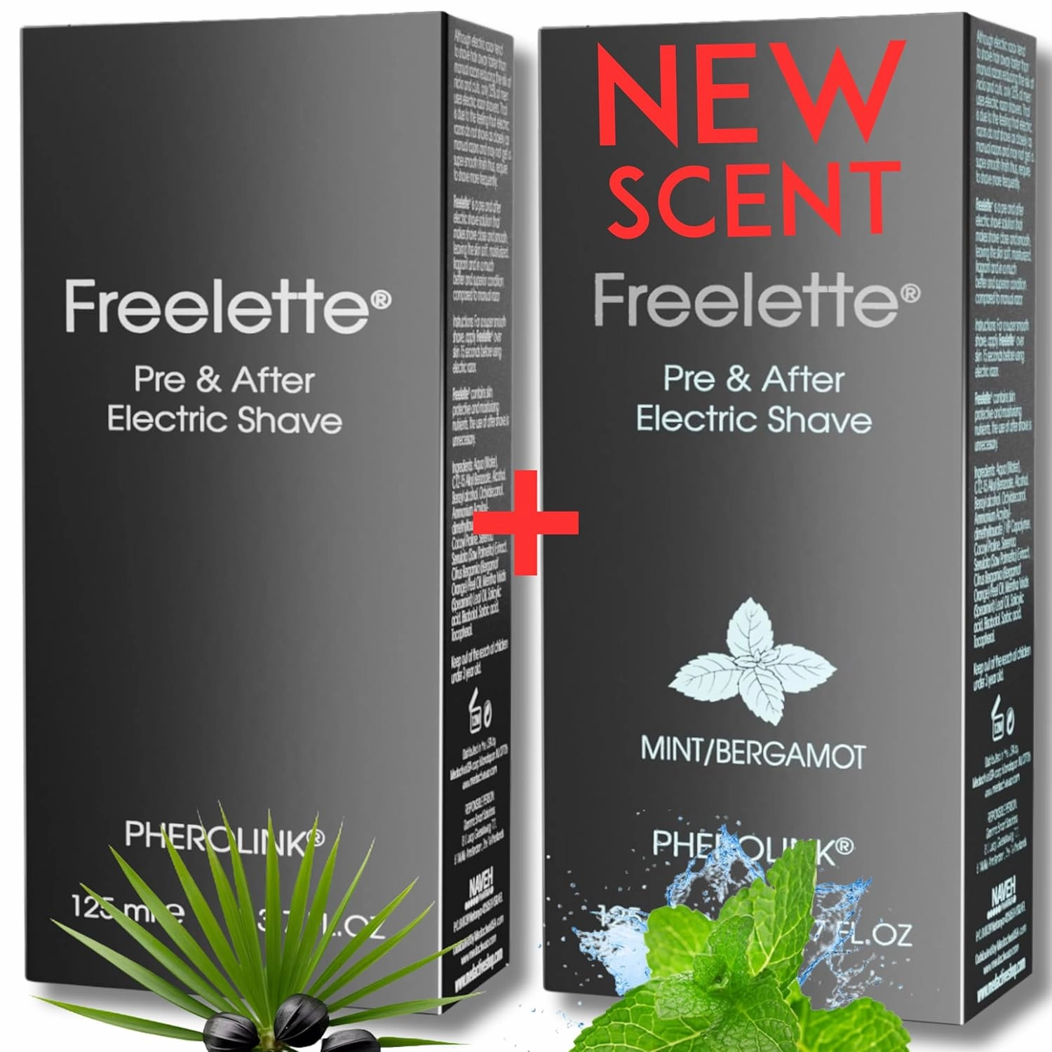 Pre Electric Shave After Shave Lotion Cream - Best For Close Shave Balm - Smooth and Irritation-free 2 Pcs (Original  Mint/Bergamot)