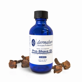 Pre-Shave Oil with CLOVE ESSENTIAL OIL, 100% All Natural Oil for Sensitive Skin, Premium Quality for Anti-Irritation & Effortless Smooth Irritation-free. Ultra Gliding Shaving Oil (2.0 fl. oz / 60)
