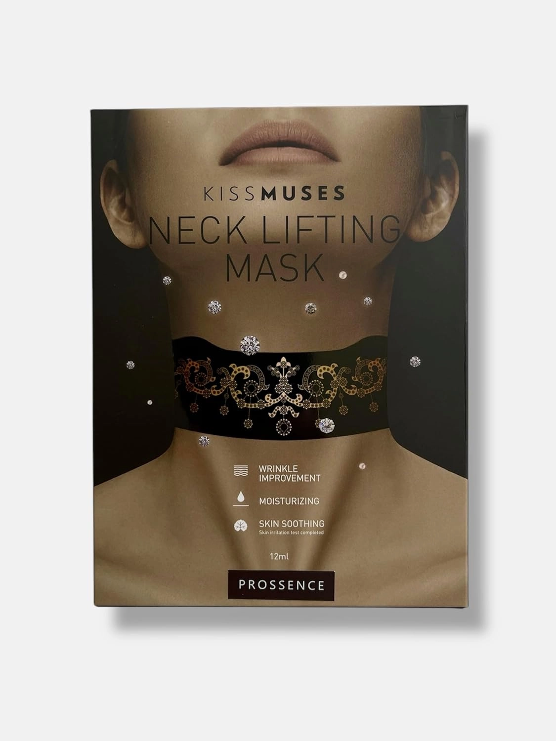 Prossence Neck Mask - 10 Pack (12ml Each) | Vegan, Hypoallergenic, & Cruelty-Free | Anti-Aging, Fine Line & Wrinkle Care | Skin Lifting & Moisturizing Neck Mask