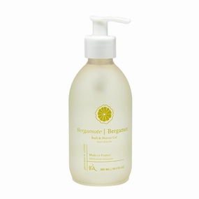 Provence Sante Cleansing Bath & Shower Gel - Moisturizing Almond Oil Body Wash for Dry Skin - Nourishing Light Citrus Bergamot Scent - Made in France - 10.2 Oz