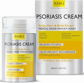Psoriasis Cream for Itchy Scalp, Face & Body | Eczema Cream, Seborrheic Dermatitis Cream, Anti Itch Cream Extra Strength, Jock Itch Cream
