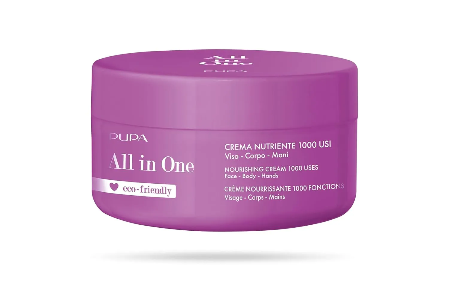 PUPA Milano All In One Nourishing Cream With Avocado And Coconut Oils - Versatile Moisturizer For Dry Skin - Provides Nourishment - Can Be Used All Over Body - Dermatologically Tested - 11.8 Oz