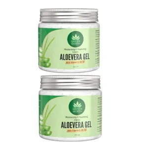 Pure Aloe Vera Gel – 200g | For Face, Skin & Hair | With Vitamin B3, E & Pro-Vitamin B5 | Soothing & Hydrating Formula (2)
