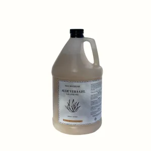 Pure Aloe Vera Gel for Hair, Skin, Face, Sunburn Relief- Organic, 100% Aloe Vera, Unscented (1 Gallon, 128 fl.oz)