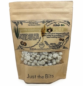 Pure Butter Bits lotion bars - Unscented & allergen-free - for extremely sensitive skin (200 JTB)
