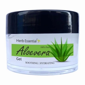Pure Natural Aloe Vera Gel 100Gram (3.52 oz), Aloe Barbadensis Gel for Face, Hair, Herbal Pack, Vegan & Paraben Free- 3.52 Oz (Pack of 1)