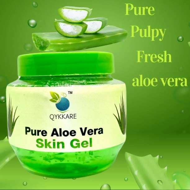 QYKKARE Pure Aloe Vera Gel - Ultimate Skin Hydration (400g)