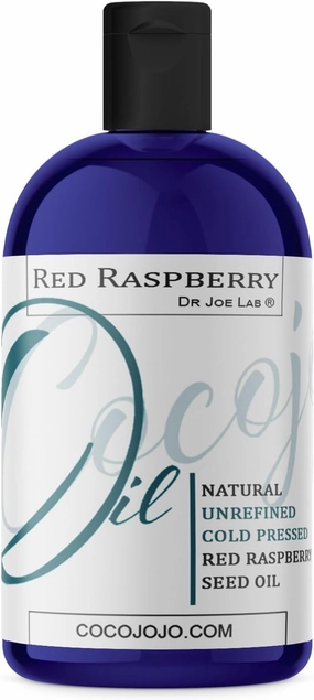 Red Raspberry Seed Oil 4 oz Pure Natural Cold Pressed Unrefined Extra Virgin - for Hair Skin Body Nail and Beard - Moisturizes, Soothes, Hydrates, & Nourishes