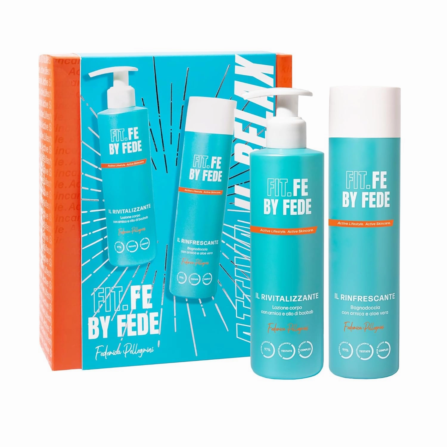 Relax Mode On Kit - The Refresher Body Wash - The Reviver Body Lotion for Women - Mini Skin Care Kit - Personal Care Products - 2 Pc