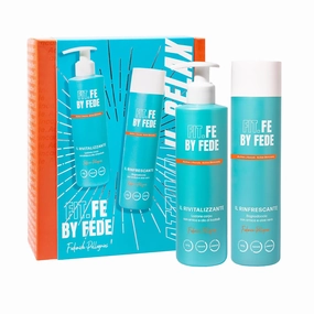 Relax Mode On Kit - The Refresher Body Wash - The Reviver Body Lotion for Women - Mini Skin Care Kit - Personal Care Products - 2 Pc