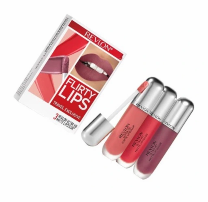 Revlon Flirty Lips 3 Ultra HD Matte Lipcolors (2-Pack)
