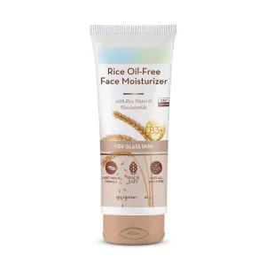 Rice Oil-Free Face Moisturizer for Oily Skin | With Rice Water & Niacinamide for Glass Skin | 24-Hour Hydration | Brightens Skin Tone | 80g