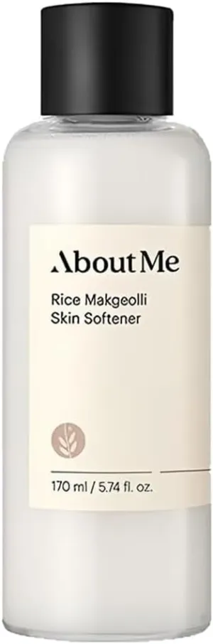 Rice Wine (Makgeolli) Skin Softener - Korean Traditional Fermented Rice Extract Moisturizing Toner (170ml/5.75 fl oz)
