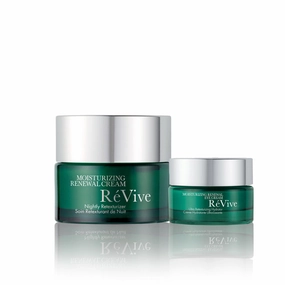 RéVive - Renewal Duet - Includes Moisturizing Renewal Cream Nightly Retexturizer (1.7 Oz.) & Moisturizing Renewal Eye Cream Ultra Retexturizing Hydrator (0.5 Oz)
