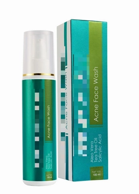 Salicy.lic Acid Face Wash | 2% Salicylic Acid for Oily Skin | Anti Acne Face Wash with Tea Tree Oil, Aloe Vera for Acne Control and Hydration | AHA BHA for Men and Women 100ml