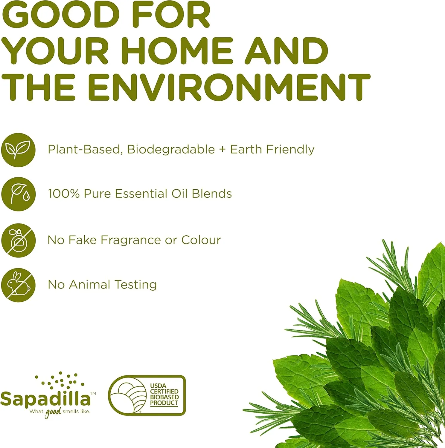 Sapadilla Liquid Hand Soap - Rosemary   Peppermint - Made with 100% Pure Essential Oil Blends, Cleansing & Moisturizing, Aromatic & Fragrant Hand Soap, Plant Based, Biodegradable, 12 Ounce (Pack of 3)